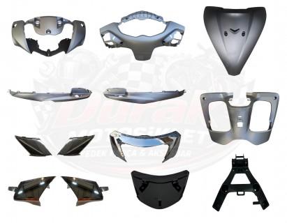 Tvs Jupiter 125 cc Kaporta Seti Füme 13 Parça Plastik Aksam