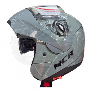 NCR KASK ÇENE AÇILIR NARDO GRİ 