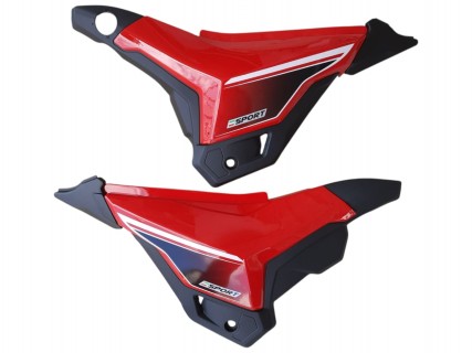 RKS TİTANİC 150 YAN KAPAK KIRMIZI TAKIM ORİJİNAL.