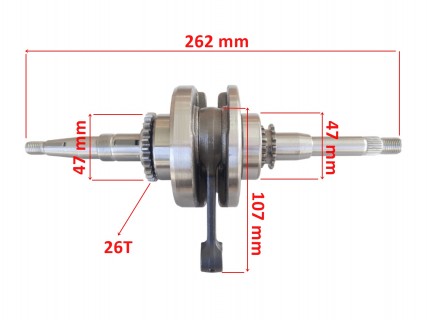 KUBA FİGHTER 80cc KRANK KOMPLE