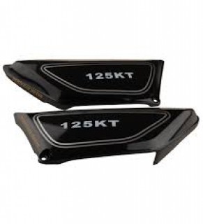 MONDİAL KT 125 YAN KAPAK SİYAH TAKIM.