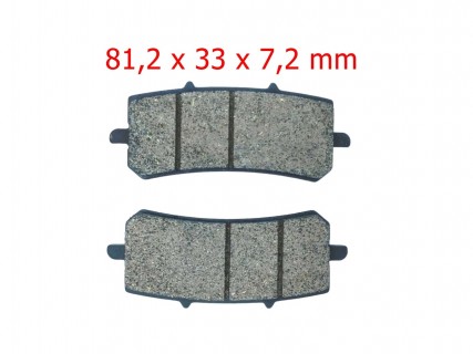 CF MOTO ÖN FREN DİSK BALATA NK 150-NK250-CL-X 250