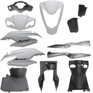 HONDA ACTİVA-S KAPORTA SETİ BEYAZ